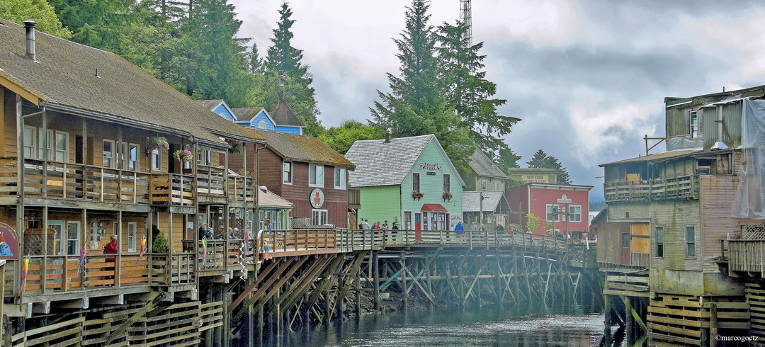 CREEK  STREET KETCHIKAN ALASKA